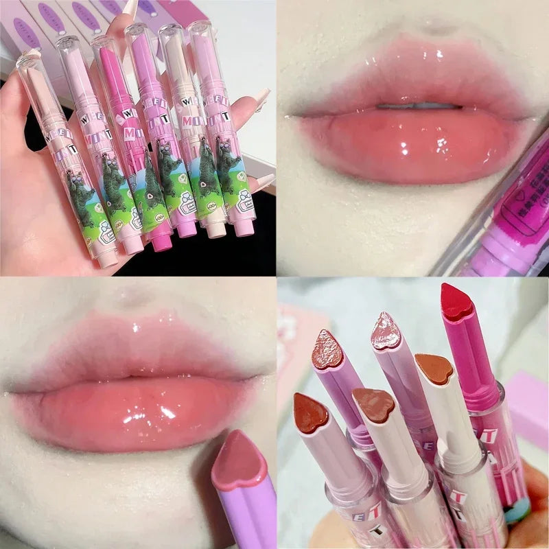 Jelly  Lip Gloss Waterproof, Lasting Pen Moisturiz