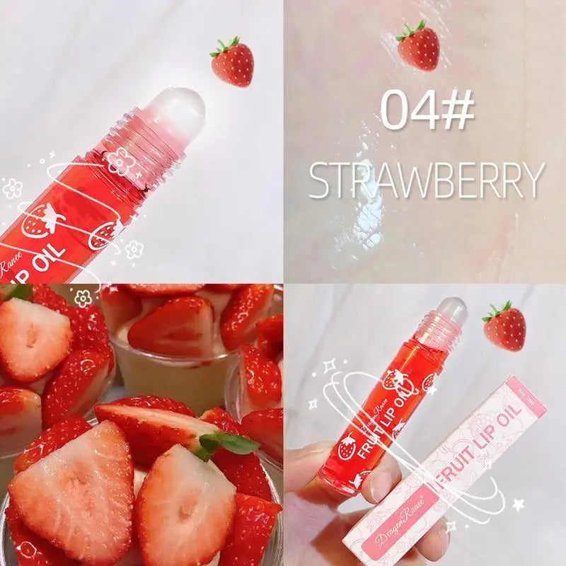 Fruit Lip Gloss Transparent Lip Oil Moisturizing