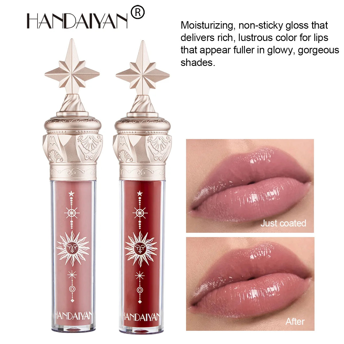 Lip Gloss Longlasting Glitter , Lipgloss Makeup