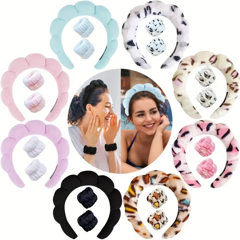 Spa Headband with Wristbands