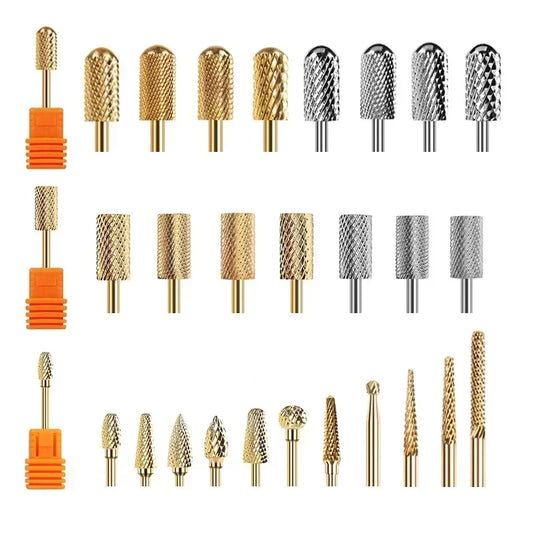 Golden Carbide Nail Drill Bits