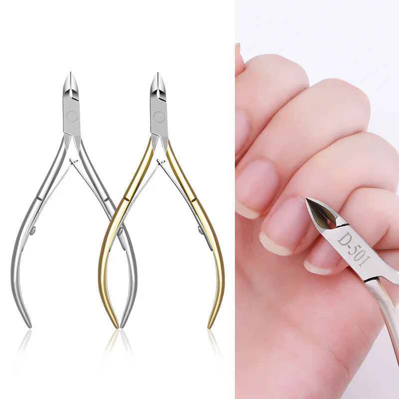 Titaniumm cuticle cutter/cuticle pusher