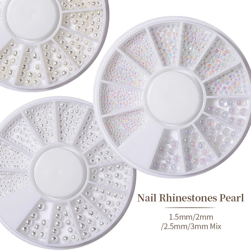 3D Pearl Rhinestone