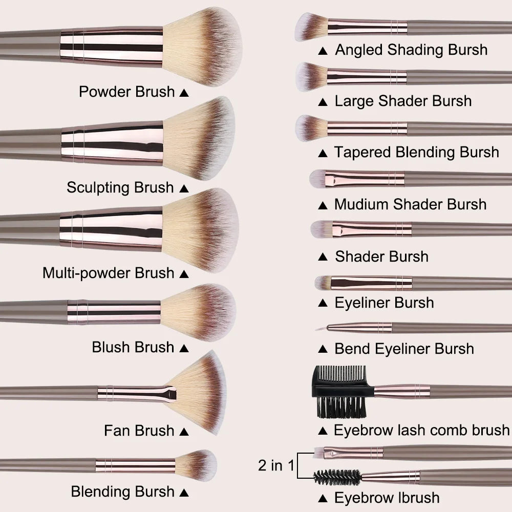 Makeup Brushes 1pcs-20pcs