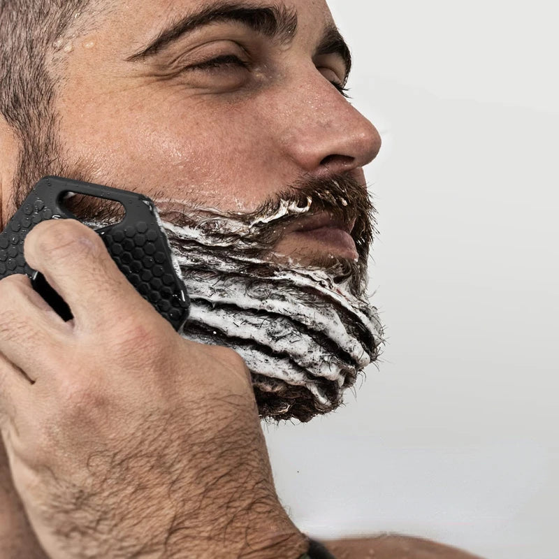 Men Beard Brush  & Facial Cleansing