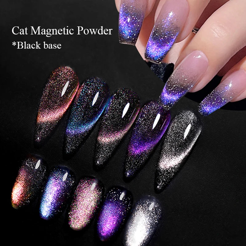 Reflective Magnetic Nail Powder