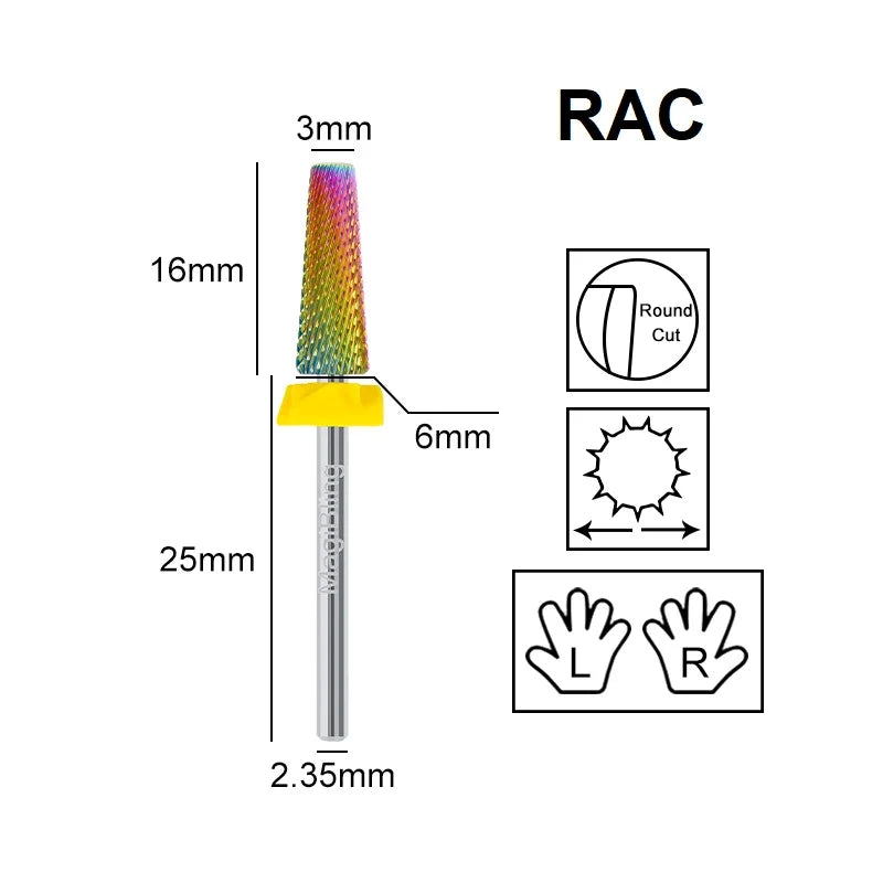 Golden Carbide Nail Drill Bits